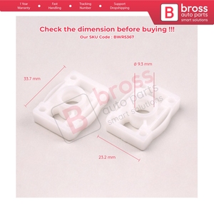 BWR5367 ชุดคลิปยึดรางเลื่อนกระจก 2 ชิ้น สำหรับ Axor - Product Image 5