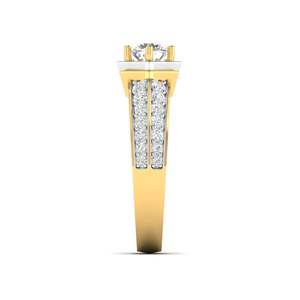 Magnífico Anillo Solitario con Diamante de Corte Redondo de 0.50 Ct, Color F, Claridad VS, Diamante Cultivado en Laboratorio en Oro de 14K para Uso Diario o Regalo - Product Image 2