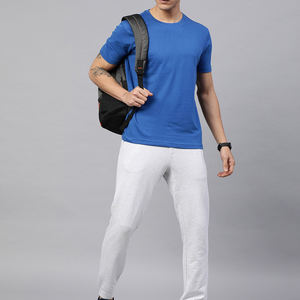 Meilleure vente 100% coton hommes T-Shirt taille personnalisée nouveau à la mode à manches courtes vêtements d'été avec col rond solide motif hommes T-Shirt - Product Image 2