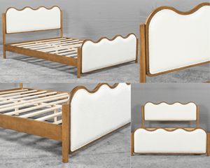 Cama Tapizada Queen de Alta Calidad y Nuevo Diseño, Camas Individuales Personalizadas OEM/ODM - Product Image 6