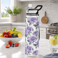 Bouteille d'eau en plastique Tritan personnalisée avec impression UV, sans BPA, portable, pour le sport, la gym, les cadeaux d'entreprise