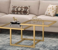Table basse ronde en métal avec tiroir de rangement intégré alliant fonction pratique et design moderne haut de gamme
