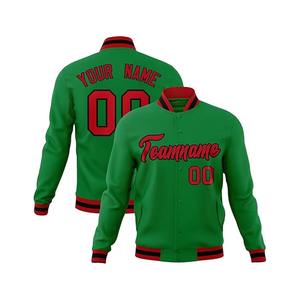 Veste universitaire en coton de haute qualité pour hommes hiver chaud col montant personnalisé brodé nom numéro OEM Service - Product Image 1