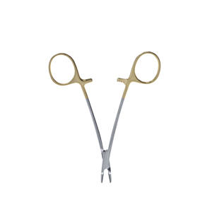 Porte-aiguilles Ryder TC Forceps, demi-plaqué or, acier inoxydable, carbure de tungstène, instrument chirurgical pour hôpital et usage médical - Product Image 2
