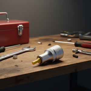 Hazet 1/2'' Inch Hexagonal Short Square Screwdriver <b>Socket</b> - Product Image 3