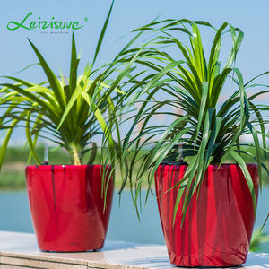 Decorazione auto-innaffiante del festival di natale albero fiori vasi decorativi fioriera - Product Image 6