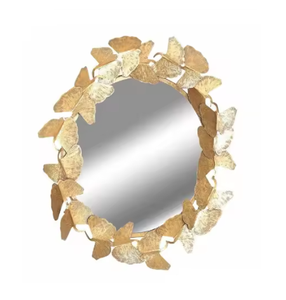 Moderno y elegante Metal y espejo Atractiva decoración de pared Pulido y revestimiento en polvo Acabado Espejos Premium Decoración del hogar y regalos - Product Image 2