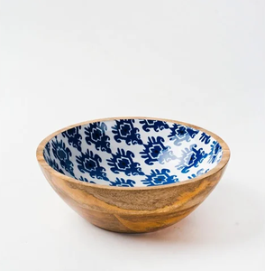 ชามไม้พิมพ์แป้ง2ชิ้นชามลายดอกไม้พิมพ์แตกต่างกัน - Product Image 6