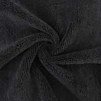 Chiffon de nettoyage en microfibre pour lavage de voiture noir