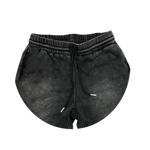 Pantalones Cortos de Mezclilla con Cordón Ajustable para Hombre, Estilo Lavado Ácido, Diseño Personalizado, Estilo Urbano, Patrón Sólido, Ecológicos, Novedad 2024 - Product Image 3