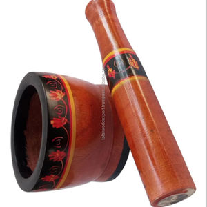 Mortero de madera de piedra natural con Maja, herramienta para hierbas y especias, utensilios de cocina reales para tamaño personalizado y precio barato de FWE - Product Image 2