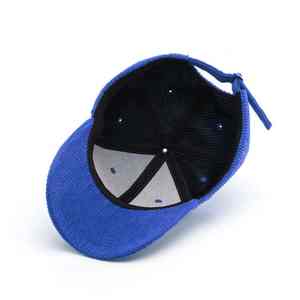 Wholesale High Quality Fashion Mens Sports Baseball Cap <b>Hats</b> Custom Embroidery Logo Blank <b>Corduroy</b> Trucker <b>Hats</b> For Unisex - Product Image 3