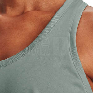 Camiseta sin mangas transpirable informal para mujer, ropa deportiva, 100% algodón, secado rápido, logotipo personalizado en la parte delantera, venta al por mayor, mejor precio - Product Image 6