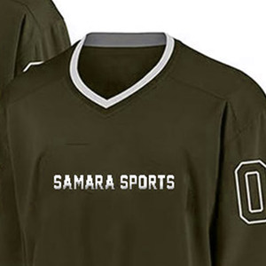 Camiseta de hockey sobre hielo sublimada de diseño personalizado, nombre del equipo hecho a medida/OEM para deportes y entrenamiento, camisetas impresas de hockey sobre hielo - Product Image 2