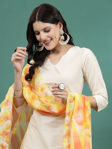 Vêtements traditionnels indiens et pakistanais pour femmes, en polyester, longueur genou, brodés, style Anarkali, collection de tenues de fête - Product Image 2