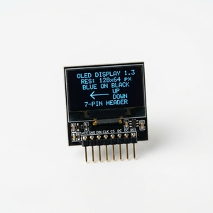 โมดูลจอแสดงผล OLED ขนาด 1.3 นิ้ว 128x64 อินเทอร์เฟซ IIC SPI หน้าจอแสดงผล 7 พินสำหรับมินิโดรน - Product Image 1