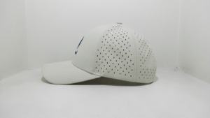 Gorras de béisbol de alta calidad Logotipo bordado personalizado Agujeros de corte láser 2D Estilo deportivo Sombreros de béisbol Golf ajustable - Product Image 3