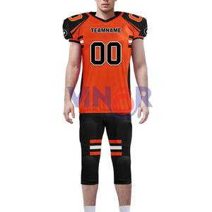 Uniforme de Fútbol Americano Personalizado 100% Poliéster, Talla Grande, Antibacteriano, Transpirable, con Sublimación Impresa - Product Image 4