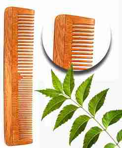 Peigne en bois naturel Peigne lissant doux pour la santé des cheveux à usage domestique - Product Image 2