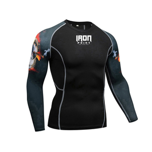 MMA Rashguard de alta calidad para hombres hecho a medida y transpirable del fabricante de Pakistán con diseño de sublimación - Product Image 2