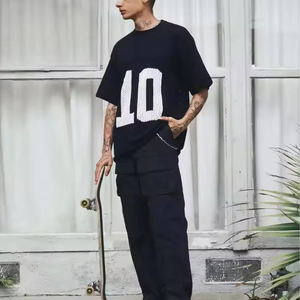 Camisetas de fútbol en blanco con logotipo personalizado al por mayor, camisetas de fútbol atléticas de malla para practicar deportes, camisetas sueltas de malla - Product Image 3