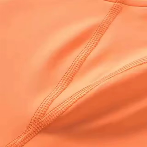 Camiseta Básica de Manga Corta para Mujer, Color Naranja, Personalizada, de Algodón, Corte Holgado, Lisa, OEM, ODM, Venta al Por Mayor - Product Image 4