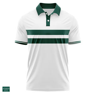 Polos de haute qualité pour hommes en coton piqué doux broderie de logo personnalisé uniformes d'entreprise respirants et confortables - Product Image 3