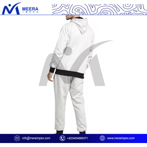 ชุดวอร์มเล่นกีฬาของผู้ชายผ้าประสิทธิภาพสูงสำหรับกีฬายิมวิ่งและสตรีทสวมใส่สบายพร้อมดีไซน์ทันสมัย - Product Image 5