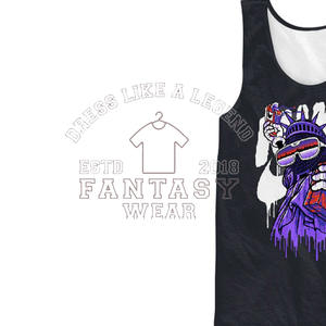 FANTASY WEAR 2026 Débardeur d'entraînement léger pour homme, idéal pour la gym et l'activité physique estivale, coupe ajustée, pour la musculation - Product Image 3