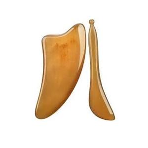 Herramienta de Masaje Corporal Completo Gua Sha de Cuerno de Búfalo Natural - Product Image 1
