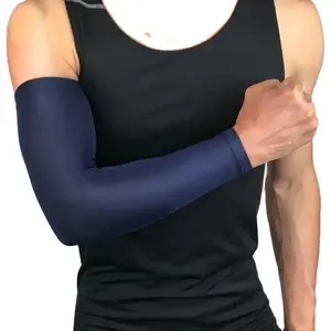 Fabrika doğrudan satış yüksek kaliteli sıkıştırma kol kollu spor için koruyucu dirsek kol