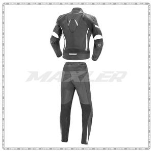 Traje de moto personalizado para mujer Logotipo de impresión personalizado Chaqueta de moto Traje de cuero Homologación CE Proceso homologado - Product Image 4