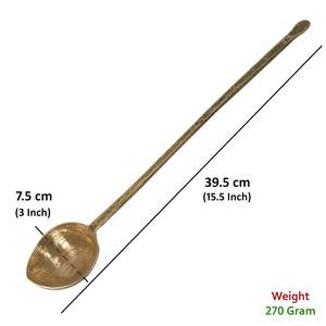 Medieval Handmade Brass Ladle and Spatula Set Brass Cooking Set for <b>Kitchen</b> Brass <b>Utensils</b> Calvin Handicraft - Product Image 2