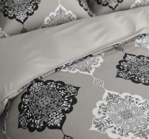 Juego de Ropa de Cama de Microfibra Tejida de 3 Piezas, Tamaño Queen, Diseño Moderno con Fundas de Almohada, Resistente a la Decoloración/Arrugas y Duradero - Product Image 5