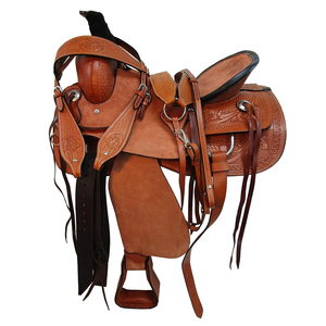 Sillín de caballo de nuevo diseño para cómodo sillín de equitación de la mejor calidad hecho en cuero de Pakistán mejor venta de Carreras de Caballos - Product Image 1