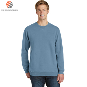 Comfortable Men's Cotton Fleece Blank Unbranded Oversize <b>Sweatshirt</b> OEM Custom Logo Crew Neck Windproof Breathable Winter Light - Product Image 6