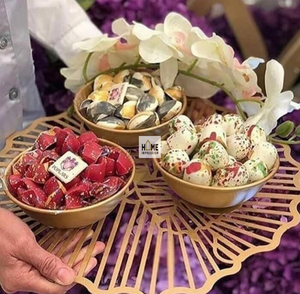 Wholesale Metal <b>Large</b> Chocolate <b>Bowls</b> Table Decoration Hotelware Chocolate Designer <b>Bowls</b> - Product Image 5