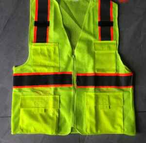 Personnalisable Denim Travail Gilet Logo Imperméable Coupe-Vent Plus La Taille Style Décontracté pour Été Hiver Extérieur Porter Bouton Décoration - Product Image 5