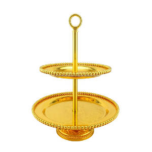 Support à gâteau design martelé idéal pour la décoration intérieure Design hautement fini pour les outils de gâteau de décoration de table de mariage et de fête - Product Image 6