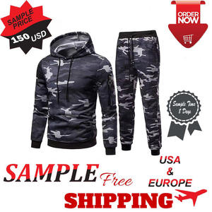 Los últimos chándales con estampado personalizado para hombre, ropa deportiva de lana con cremallera completa, chándales para hombre a precio al por mayor, chándales para hombre - Product Image 5