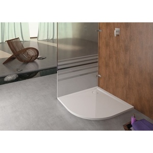 Quarter-Circle <b>Shower</b> <b>Tray</b> MUNA 900x900x30mm White by HOESCH - Product Image 4
