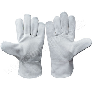 ถุงมือหนังวัว Buff ลายแพะป้องกันมือทำงานถุงมืออาร์กอน - Product Image 4