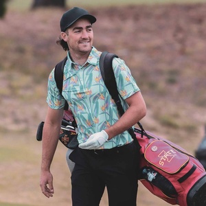 . Polo à manches courtes pour hommes haut de performance de golf avec col fait pour les entraînements de marche et les événements quotidiens - Product Image 4