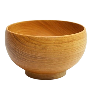 Hot Selling <b>Bowl</b> Made with 100% Natural Wood Home Kitchen Dinnerware Tabletop Wooden Food <b>Soup</b> <b>Bowl</b> - Product Image 6