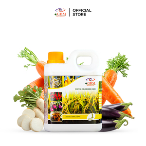 Fertilizante Orgánico Líquido 1 Litro Nutriente para Plantas de Alimentos y Vegetales para el Crecimiento de Cultivos - Product Image 1