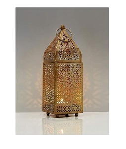 Faroles de Latón Antiguo de Primera Calidad Hechos a Mano con Cuidado para Bodas, Navidad, Decoración Tradicional - Resistentes al Calor y Duraderos - Product Image 2