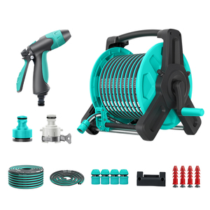 <span class=keywords><strong>Chariot</strong></span> de rangement pour <span class=keywords><strong>tuyau</strong></span> d'<span class=keywords><strong>arrosage</strong></span> robuste et portable avec cadre en ABS renforcé - Product Image 2