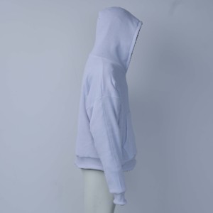 Sweat à capuche en polaire pour homme, poids lourd, hiver, fabriqué au Pakistan, streetwear, OEM, luxe, haute qualité, coupe classique, motif brodé de lettres - Product Image 4