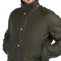 Veste d'hiver en toile de coton ciré 100% coton, haute qualité, décontractée pour homme, respirante, séchage rapide, logo personnalisable sur le devant, commandes en gros