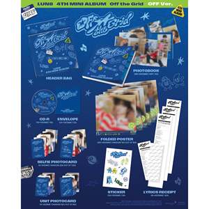 LUN8 - OFF THE GRID มินิอัลบั้มชุดที่ 4 (เวอร์ชั่น ON / เวอร์ชั่น OFF / ชุดเซ็ต) - Product Image 1